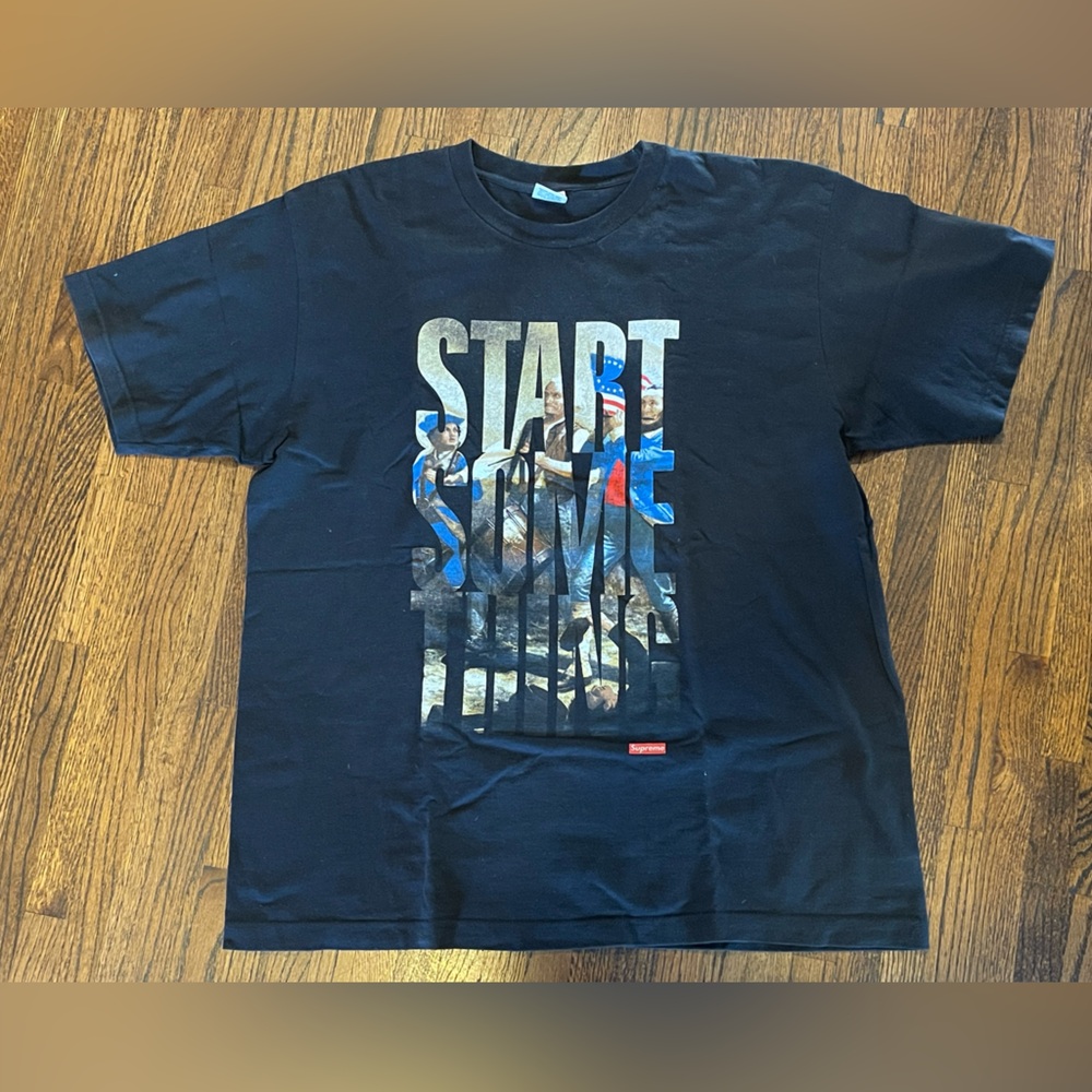 Supreme start something tee XL used